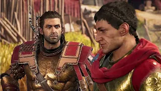 Assassin's Creed Odyssey-Nikolaos Stops Alexios And Stentor From Fighting The Conqueror Story Quest