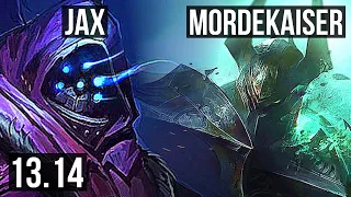 JAX vs MORDE (TOP) | 12/2/9, 500+ games, Legendary | EUW Master | 13.14