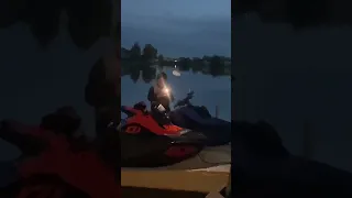 How to connect ur boombox to a jet ski
