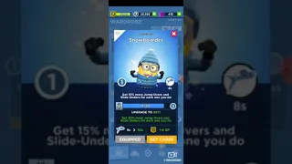 Unlocking Snowboarder Minion in Minion Rush!