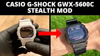 Casio G-Shock Full "Vader" Blackout Mod on GWX-5600