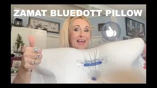 100 NIGHT RISK FREE TRIAL ZAMAT BLUEDOTT PILLOW / HONEST REVIEW #theraputic  #pillow + DISCOUNT CODE