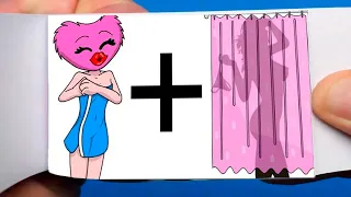 Poppy Playtime Animation - KISSY MISSY + SHOWER = ? - FlipBook