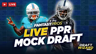 Live PPR Mock Draft | Fantasy Football Pick-by-Pick Strategy | Sleepers, Studs and Busts (2022)
