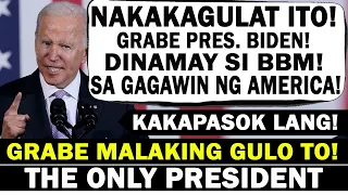 BREAKING NEWS! GRABE PRES BBM! MAPIPILITANG GUMANTI SA GINAWA NG AMERICA! PAG TUTULUNGAN NA AMERICA!