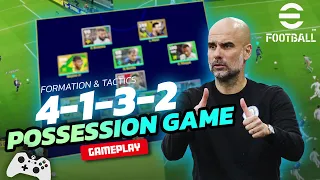 eFootball 2023 - Possession Game 4-1-3-2 Formation 🔥 Formation & Tactics 🔥 | Pc Gameplay