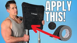 Adding Grip / Anti-Skid Tape to Total Gym Squat Stand: Must Do!