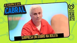 Surpresa em DOBRO na roleta | A Culpa É Do Cabral no Comedy Central