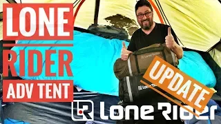 LONE RIDER TENT - the big update on my new Lone Rider ADV Tent