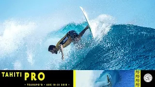 Wright vs. Igarashi vs. Toledo - Round Four, Heat 2 - Tahiti Pro Teahupo'o 2018