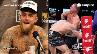 “HE F**KING CHOKED ME!” Jake Paul REACTS To Nate Diaz Choking Him In The Last Round