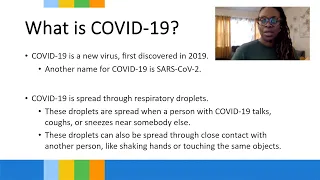 Introduction to COVID 19 Infection Control (Family Health Training Academy)