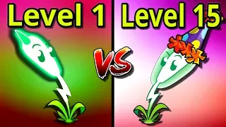 MAX LEVEL vs. Level 1 Lightning Reed ► Plants vs. Zombies 2: It's About Time