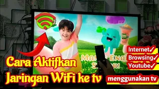 Cara Setting WiFi di tv LG || Nonton YouTube, browsing internet pada tv