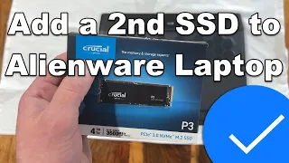 Alienware m15 m17 R4 ? How To Add Additional Secondary SSD NVMe M.2 PCIe 4 TB Upgrade Windows 11 HDD