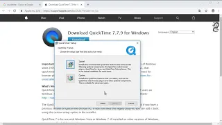 How to download and install QuickTime on windows 10