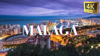 MALAGA, SPAIN I 4K AERIAL TOUR I DRONE FOOTAGE I 2022