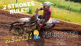 Frocester mx on my Fantic XX250 | I forgot my helmet 🤦‍♂️ | 2 strokes rule!!! #2strokeriders