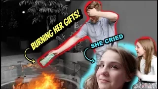 DESTROYING Piper Rockelle's CHRISTMAS GIFTS PRANK **She Cried** EMOTIONAL REACTION| Hunter Hill