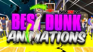 BEST DUNK ANIMATIONS NBA 2K24 (SEASON 2) NEVER GET BLOCKED AGAIN WITH THESE EQUIPPED!