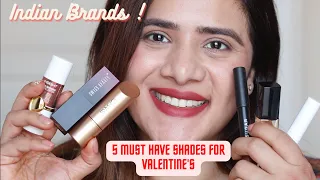 5 LIP shades for VALENTINE'S DAY by INDIAN brands | DrSmileup|