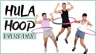 What Happens If You HULA HOOP EVERY DAY for 7 DAYS? ⭕️ Smart & Weighted Hula Hoop TikTok Challenge