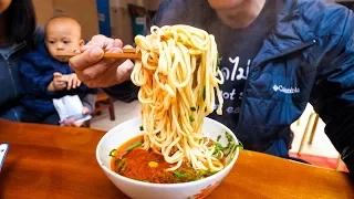 Chinese Street Food - ENTIRE BOWL ONE-NOODLE and Halal Beef Salad! | Yunnan, China Day 2