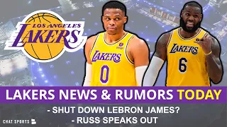 Lakers Shutting Down LeBron? Russell Westbrook Speaks Out | LeBron Injury Update | Lakers Rumors