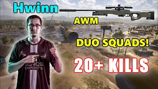 Soniqs Hwinn - 20+ KILLS - AWM - Duo Squads - PUBG