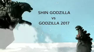 Shin Godzilla vs Godzilla 2017 ||FULL BATTLE|| (2018) HD