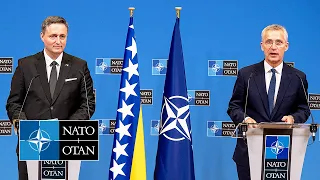 NATO Secretary General with the Chairman of the Presidency of 🇧🇦 Bosnia and Herzegovina, 08 APR 2024