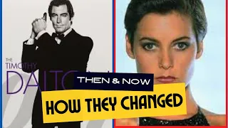 Part 4 Every James Bond and Bond Girls Cast Then and Now 2022  How They Changed Timothy Dalton