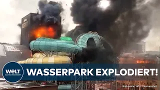 SCHWEDEN: "Umgebung wurde evakuiert!" Großbrand in Wasserpark während Bauarbeiten! Was wir wissen