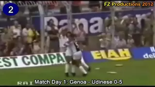 Zico - 22 goals in Serie A (Udinese 1983-1985)