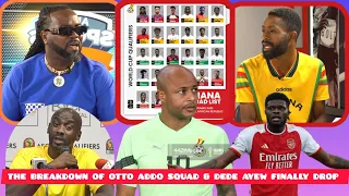 Listowel & Prince Tagoe react to Otto Addo 26 Man Squad To Face Mali & Central African & Dede Drop..