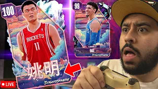 *LIVE* Opening New Packs for 100 Overall Yao Ming and All Dark Matters in NBA 2K24 MyTeam