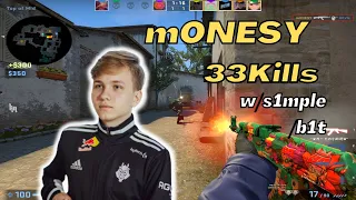 m0NESY 33Kills w/s1mple/b1t (Inferno) @ FACEIT ranked / Jan 21, 2023/ CSGO POV