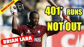 Brian Lara slams world record 400 not out in Test cricket