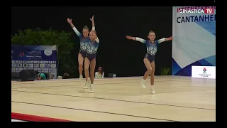FRANCE (FRA) - TRIO YOUTH qualifications  Aerobic gymnastic Fig open 2024, CANTANHEDE
