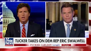 'I Thought You Were Against Subverting Democracy': Tucker Battles Dem on Calls to Oust Trump