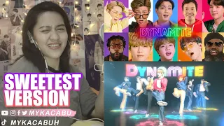 [REACTION] BTS Jimmy Fallon and The Roots Sing DYNAMITE ♡ urgirlmyka