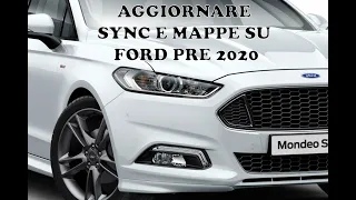 Aggiornare Sync e mappe su ford (da 3.0 a ultima versione)
