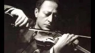 Jascha Heifetz plays Bach Chaconne (part 1)