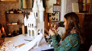 March Studio Vlog, Creating a Medieval Castle and Garden