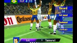 International Superstar Soccer 98 (N64) Longshot goal