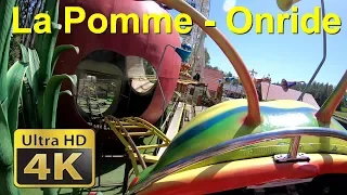 La Pomme Onride - Parc Saint Paul - Big Appel Coaster Front Seat POV [1.Reihe/4K] La Pomme Off Ride