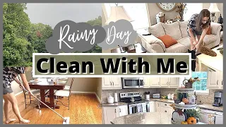 CLEAN WITH ME/RAINY DAY SPEED CLEAN/CLEANING MOTIVATION TIPS
