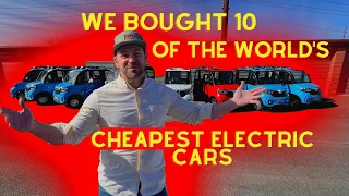 We bought 10 of the Worlds cheapest Electric Vehicle's (The Changli) from Alibaba.com