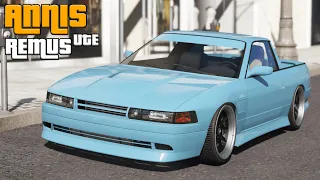 Annis Remus Pickup (Nissan S13 Silvia Ute) | GTA V Lore Friendly Car Mods | PC