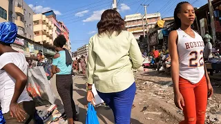 Inside Africa’s biggest market in Kenya Nairobi, Gikomba market|4k|